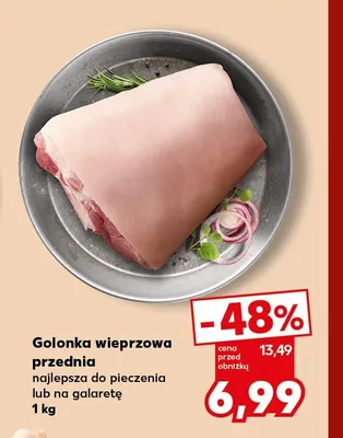 Golonka wieprzowa przednia promocja w Kaufland