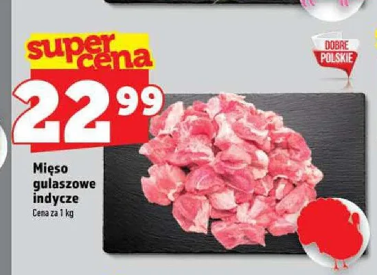 Mięso gulaszowe indycze promocja w TOPAZ