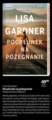 Książka Pocałunek na pożegnanie Lisa Gardner oprawa miękka promocja w Empik