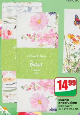 Bieżnik z nadrukiem promocja w Dino