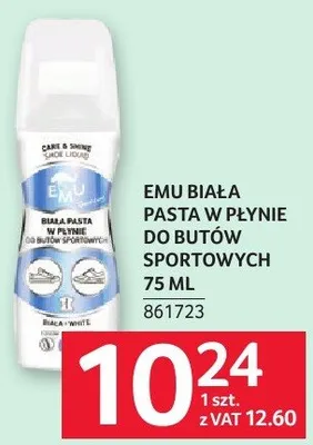 Pasta Emu Biała w płynie do butów sportowych 75 ml promocja w Selgros