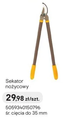 Sekator nożycowy promocja w Castorama