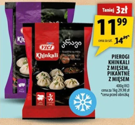 Pierogi khinkali z mięsem, pikantne z mięsem promocja w Arhelan