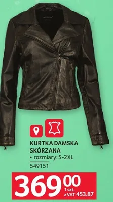 Kurtka damska skórzana promocja w Selgros