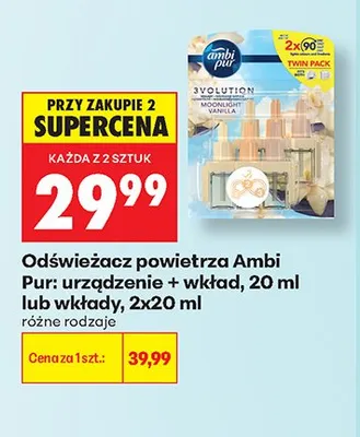 Odświeżacz powietrza Ambi Pur urządzenie + wkład promocja w Biedronka