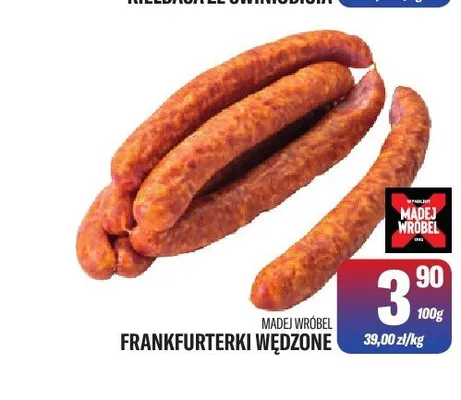 Frankfurterki wędzone Madej Wróbel promocja w Tomi Markt
