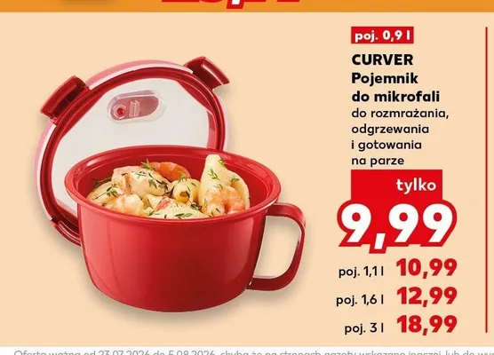 Pojemnik do mikrofali Curver 0,9 l promocja w Kaufland
