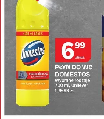 Płyn do WC DOMESTOS promocja w Chorten