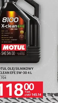 Olej silnikowy Motul X-clean Efe 5W-30 promocja w Selgros