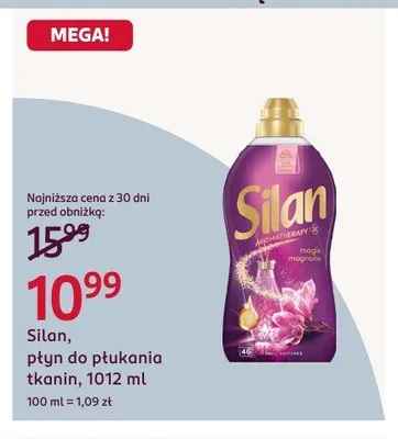 Płyn do płukania tkanin Silan Aromatherapy Magic Magnolia promocja w Rossmann