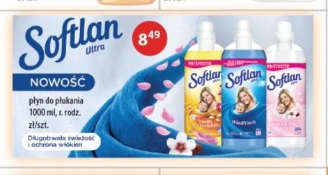 Płyn do płukania tkanin Softlan Ultra promocja w Drogerie Laboo