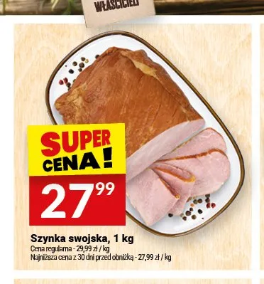 Szynka swojska Białecki Wędzarnia promocja w Twój Market