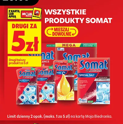 Sól do zmywarek Somat Special Salt promocja w Biedronka