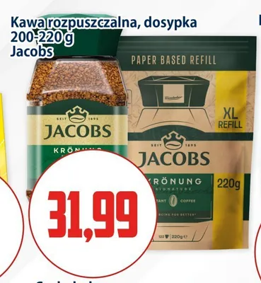 Kawa rozpuszczalna Jacobs Krönung dosypka promocja w Kupiec