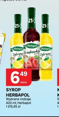 Syrop owocowy Herbapol promocja w Chorten