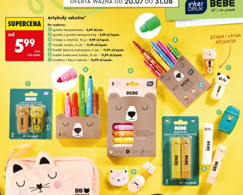 Gumko-temperówka Interdruk Bebe promocja w Biedronka