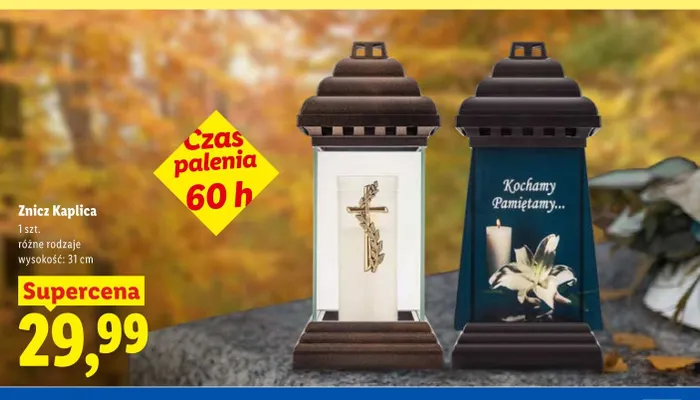 Znicz Kaplica promocja w Lidl