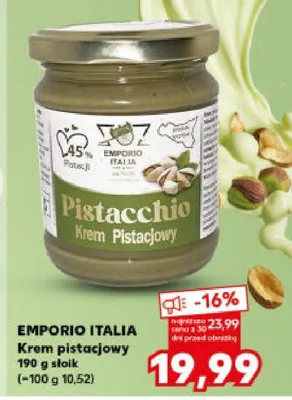 Krem pistacjowy promocja w Kaufland