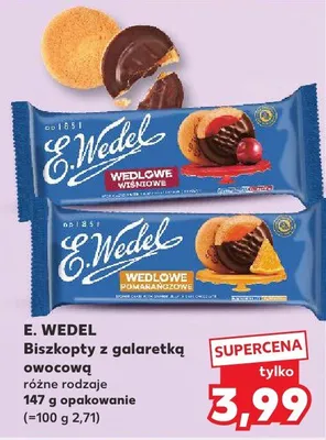 Biszkopty z galaretką owocową różne rodzaje promocja w Kaufland