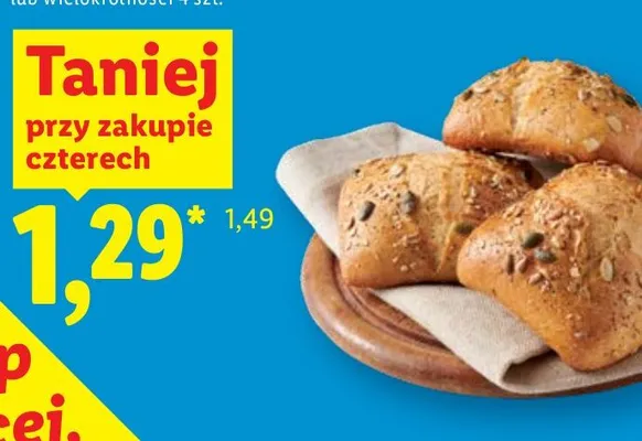 Bułki wielozbożowe promocja w Lidl