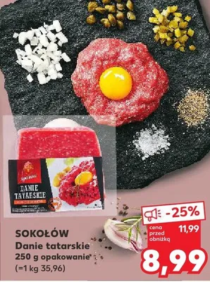 Danie tatarskie promocja w Kaufland