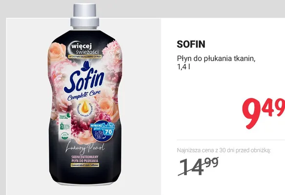 Płyn do płukania tkanin promocja w Rossmann