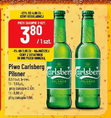 Piwo Carlsberg Pilsner promocja w POLOmarket