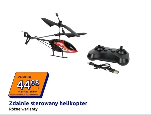 Zdalnie sterowany helikopter promocja w Action