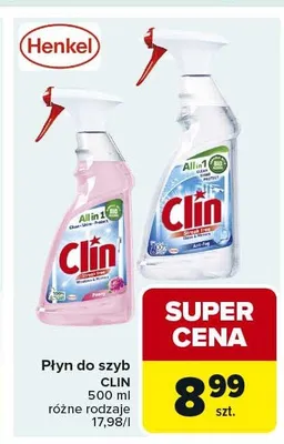 Płyn do szyb Clin Anti-Fog promocja w Carrefour