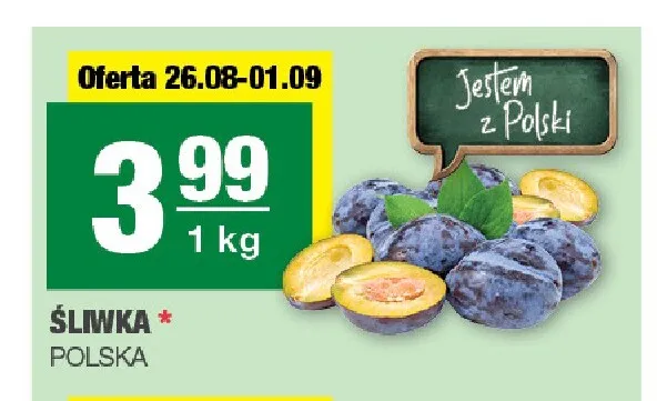 Śliwka promocja w SPAR