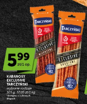 Kabanosy Exclusive wieprzowe Tarczyński promocja w Euro Sklep