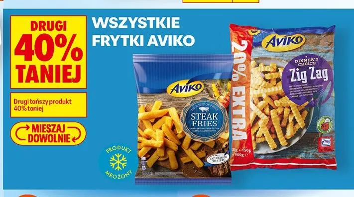 Frytki Aviko promocja w Biedronka