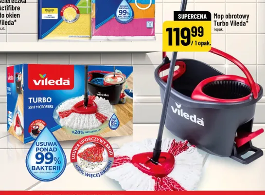 Mop obrotowy Turbo Vileda promocja w POLOmarket