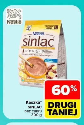 Kaszka Sinlac bez cukru promocja w Carrefour Market