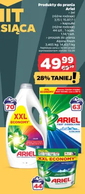 Proszek do prania Alpine Fresh Ariel promocja w Netto