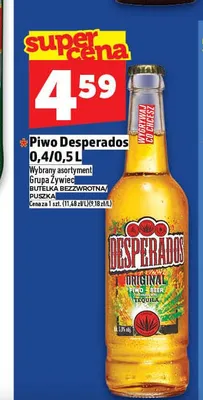 Piwo Desperados Original promocja w TOPAZ