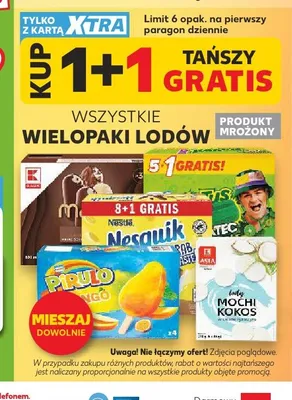 Lody Pirulo wielopak promocja w Kaufland