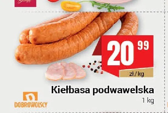 Kiełbasa podwawelska Dobrowolscy promocja w Premium Nasz Sklep