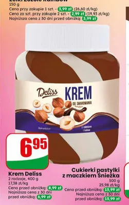 Krem do smarowania Deliss promocja w Dino