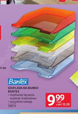 Szuflada na biurko Bantex promocja w Selgros