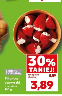 Pikantne papryczki z serkiem promocja w Kaufland