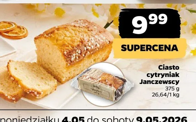 Ciasto cytryniak Janczewscy promocja w Netto