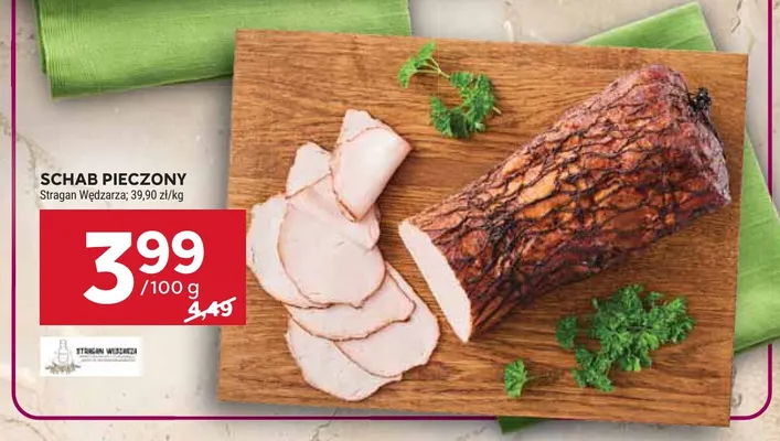Schab pieczony Stragan Wędzarza promocja w Stokrotka