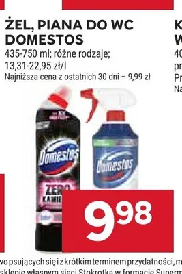 Płyn do WC Domestos Extended Power promocja w Stokrotka