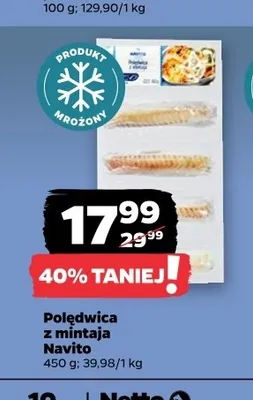 Polędwica z mintaja Navito promocja w Netto
