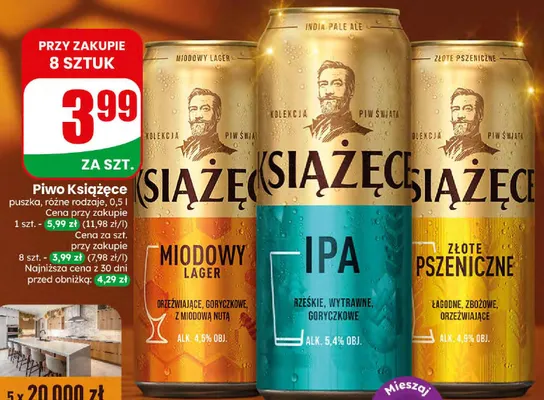 Piwo Książęce IPA promocja w Dino