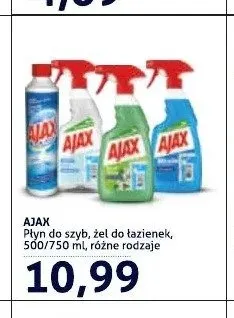 Płyn do szyb Ajax promocja w Blue Stop