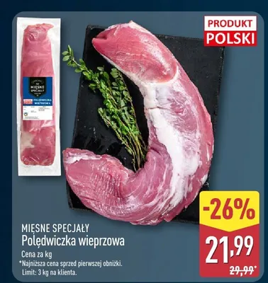 Polędwiczka wieprzowa promocja w Aldi