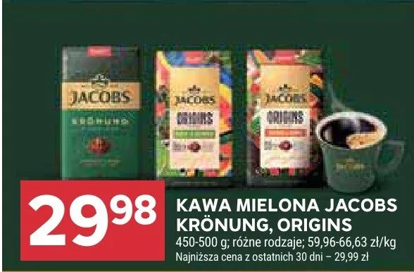 Kawa mielona Krönung, Original promocja w Stokrotka