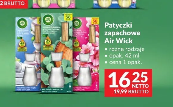Patyczki zapachowe Air Wick promocja w Makro